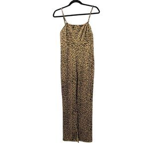 NWT Kittenish- Carrie Leopard Jumpsuit Women's Medium